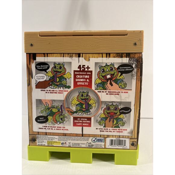 MGA Crate Creatures Surprise Sizzle Interactive Monster with Crate Lights Sounds - Picture 4 of 6